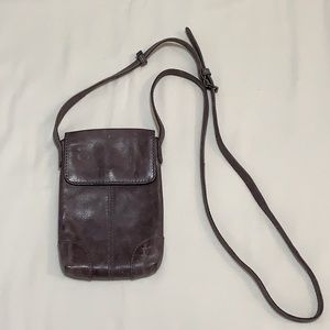 Frye Melissa Lanyard Phone Wallet Crossbody